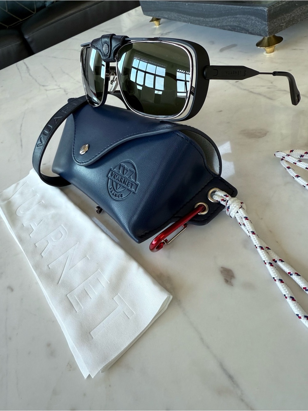 New Vuarnet Arctic 02 Titanium Aviator Sunglasses Men’s - Picture 11 of 16